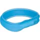 Flash Leuchtband USB, Silikon, L–XL: 70 cm/30 mm, blau